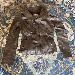Faux Italian Leather Jacket - Made and Purchased in Italy